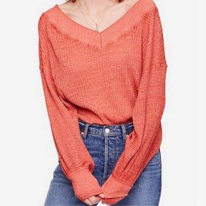 Free People South Side Thermal Orange Small